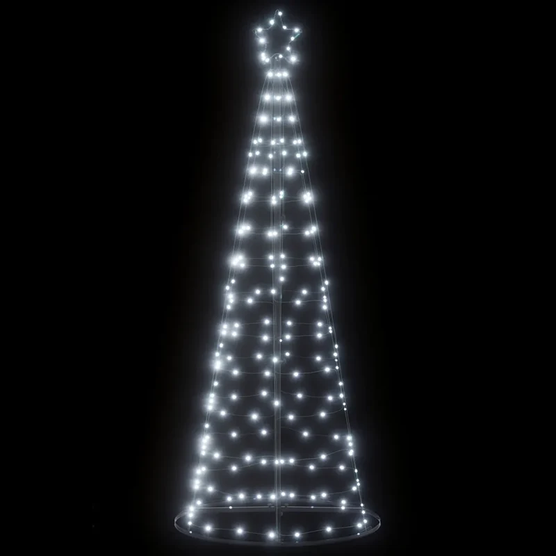 Albero di Natale a LED 200 LED Bianco Freddo 180 cm 4016449