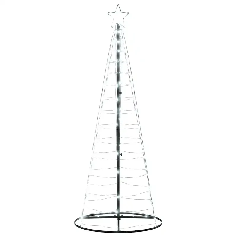 Albero di Natale a LED 200 LED Bianco Freddo 180 cm 4016449