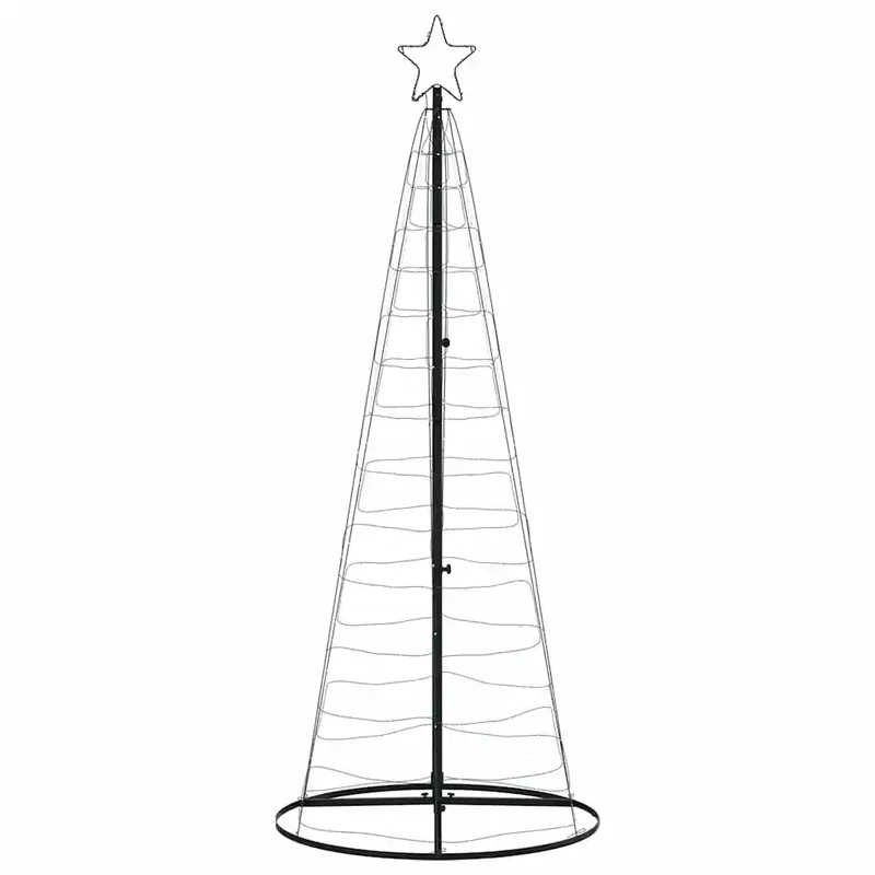 Albero di Natale a LED 200 LED Bianco Freddo 180 cm 4016449