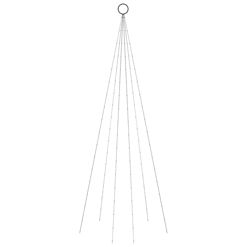 Albero di Natale Pennone Blu 108 LED 180 cm 343520