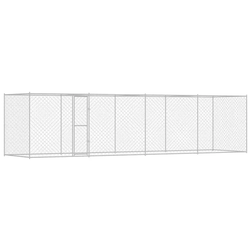 Gabbia per cani Argento 800 x 200 x 200 cm Acciaio zincato 3368311