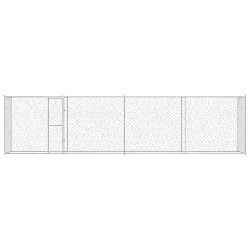 Gabbia per cani Argento 800 x 200 x 200 cm Acciaio zincato 3368311