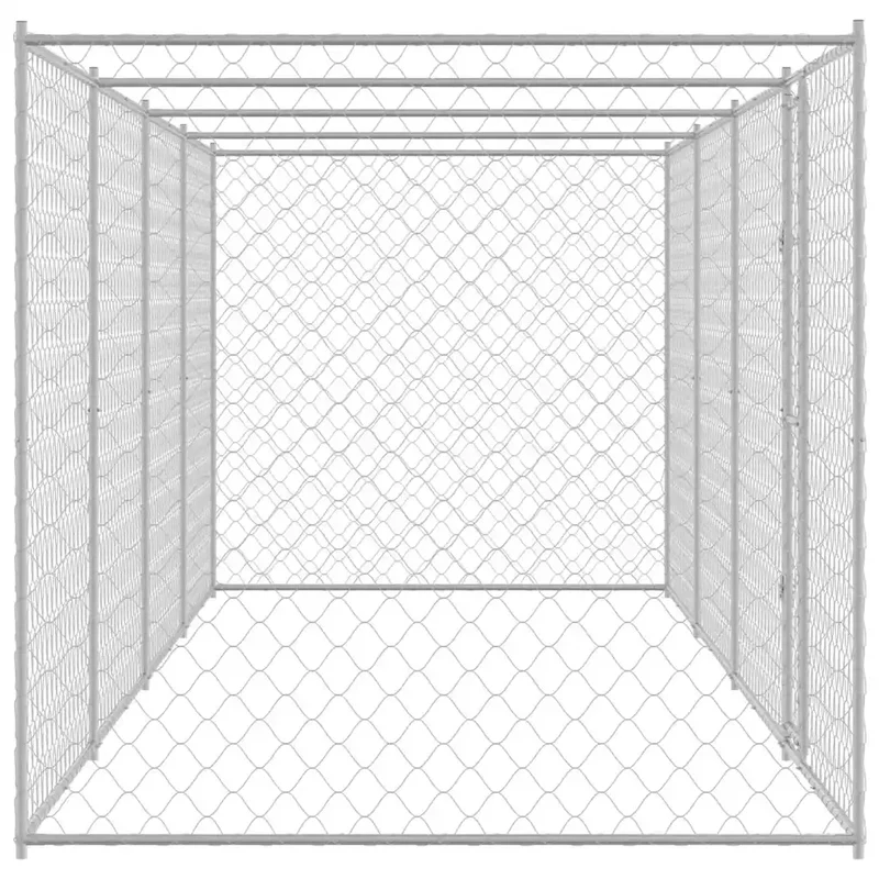 Gabbia per cani Argento 800 x 200 x 200 cm Acciaio zincato 3368311