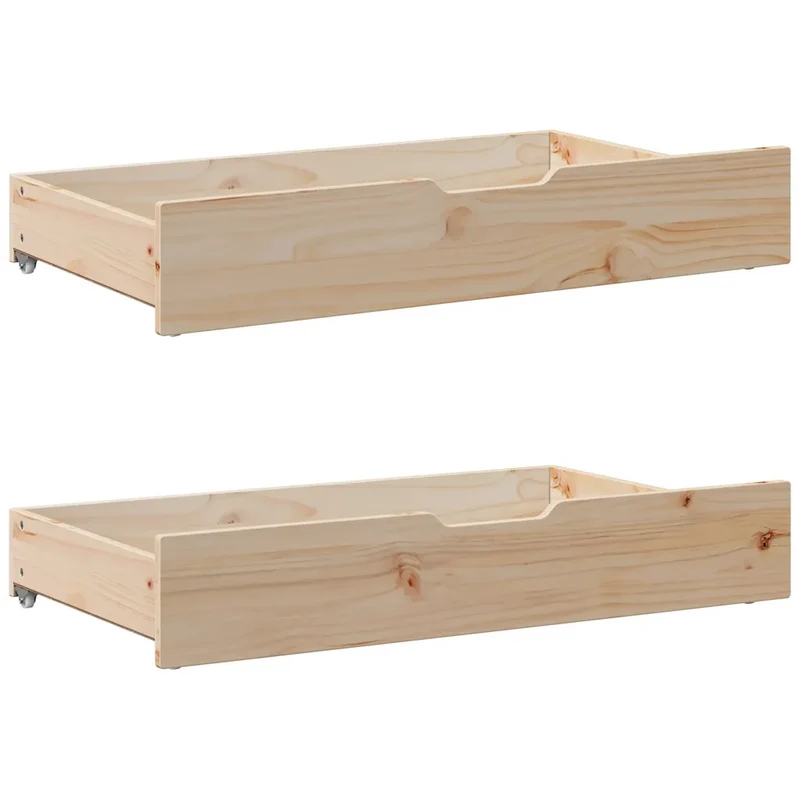 Letto senza Materasso 135x190 cm in Legno Massello di Pino 3301725