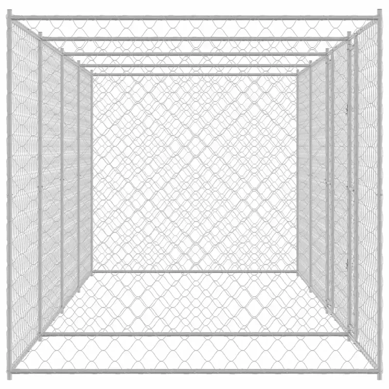 Gabbia per cani Argento 600 x 200 x 200 cm Acciaio zincato 3368312