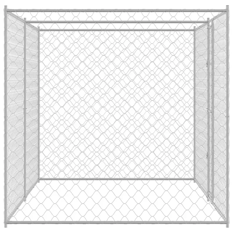 Gabbia per cani Argento 400 x 200 x 200 cm Acciaio zincato 3368309
