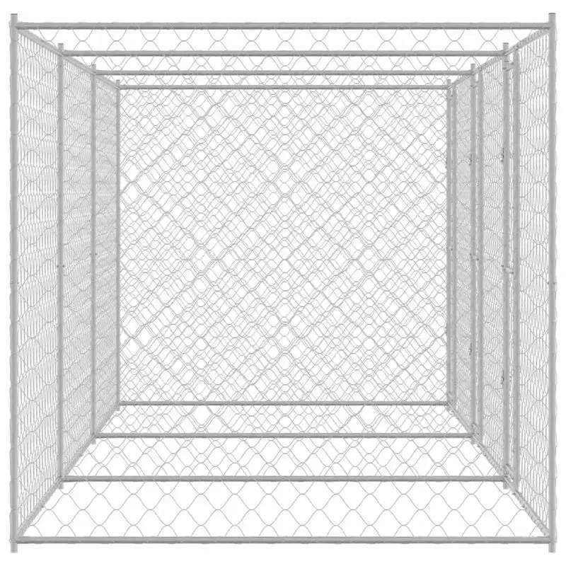 Gabbia per cani Argento 600 x 200 x 200 cm Acciaio zincato 3368307