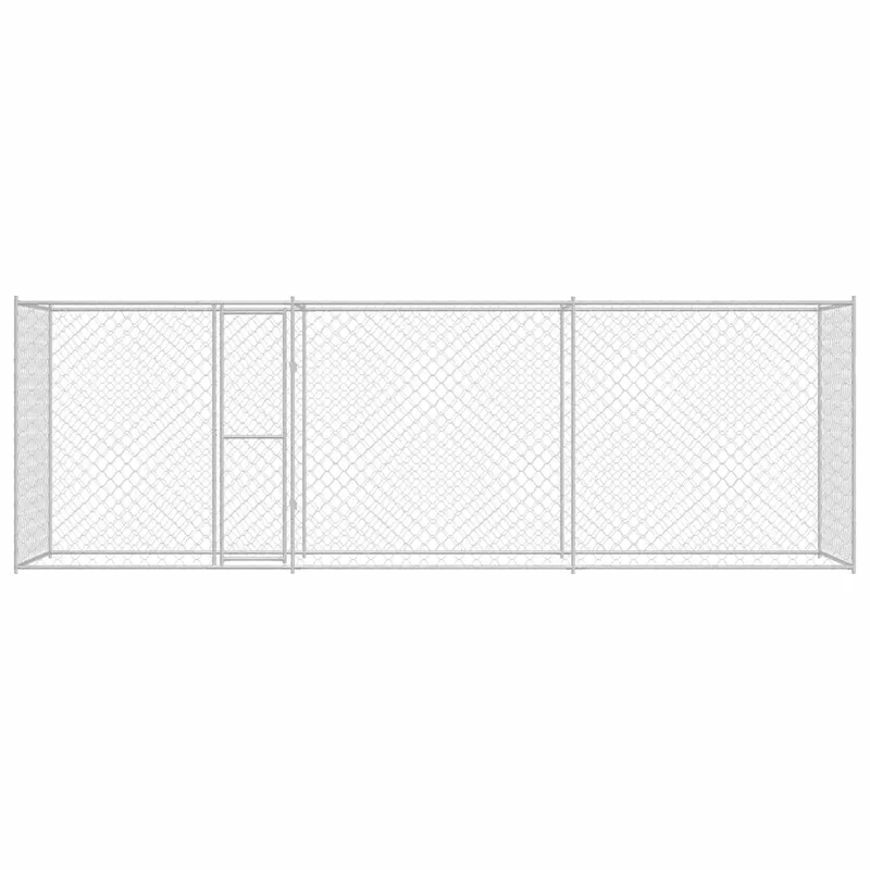 Gabbia per cani Argento 600 x 200 x 200 cm Acciaio zincato 3368310