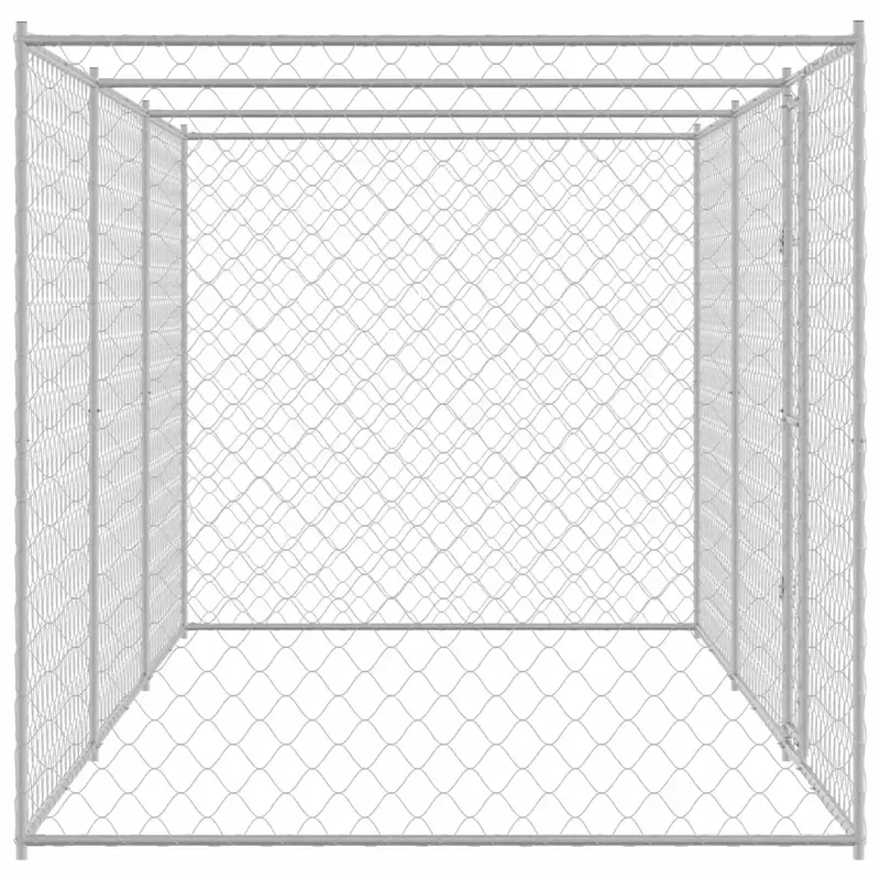 Gabbia per cani Argento 600 x 200 x 200 cm Acciaio zincato 3368310