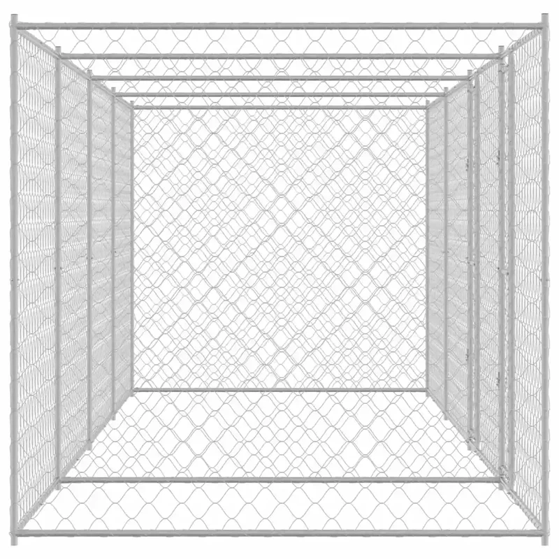Gabbia per cani Argento 800 x 200 x 200 cm Acciaio zincato 3368313