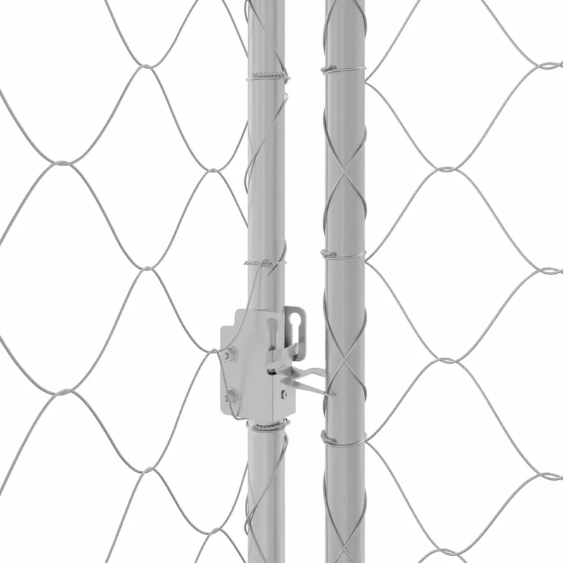 Gabbia per cani Argento 800 x 200 x 200 cm Acciaio zincato 3368313
