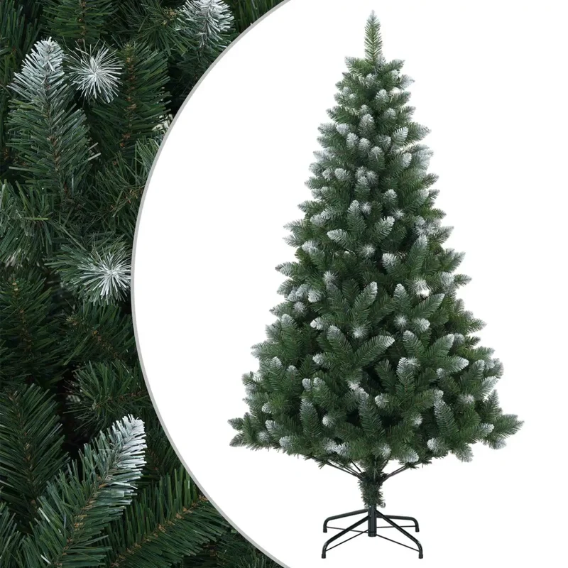 Albero di Natale artificiale 120 cm PVC e Metallo Verde 42056466