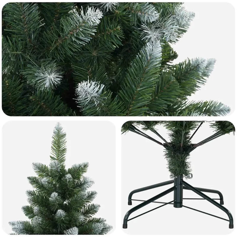Albero di Natale artificiale 240 cm PVC e Metallo Verde 42056470