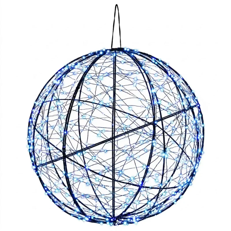 Luce a punta di Natale 750 LED Blu Ø 50 x 52 cm 42049785
