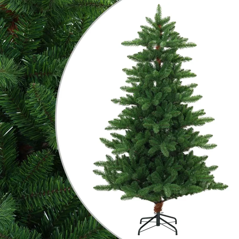 Albero di Natale artificiale 210 cm PVC e Metallo Verde 42056474