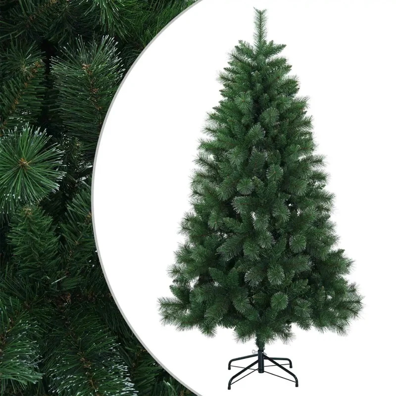 Albero di Natale artificiale 210 cm PVC e Metallo Verde 42056464