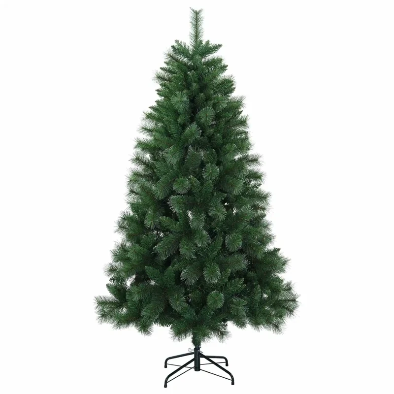 Albero di Natale artificiale 210 cm PVC e Metallo Verde 42056464