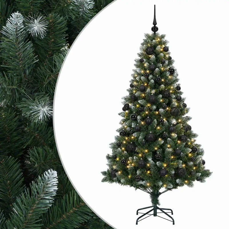 Albero di Natale Artificiale con Palline 240 cm 300 LED 3461334