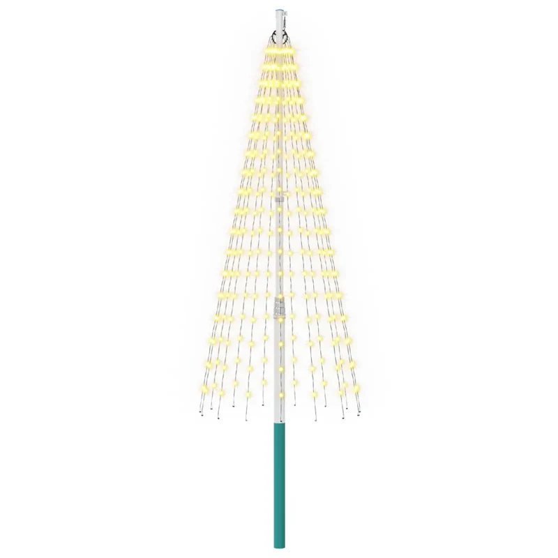 Luci per albero di Natale con picchetti e asta per bandiera 3468898