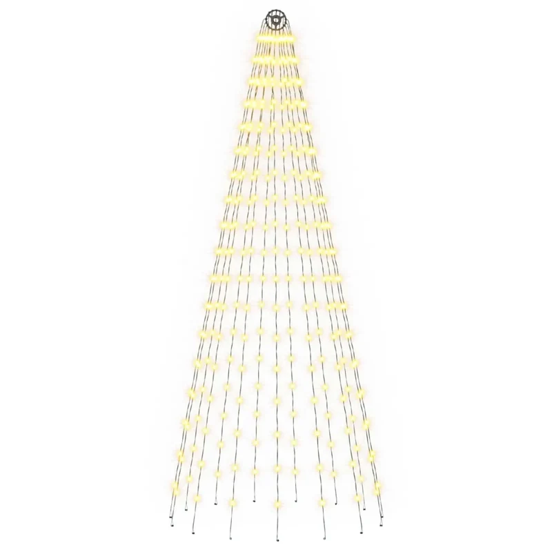 Luci per albero di Natale con picchetti e asta per bandiera 3468898