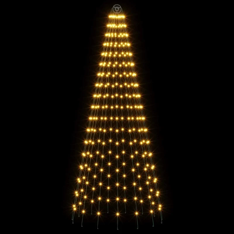 Luci per albero di Natale con picchetti e asta per bandiera 3468898