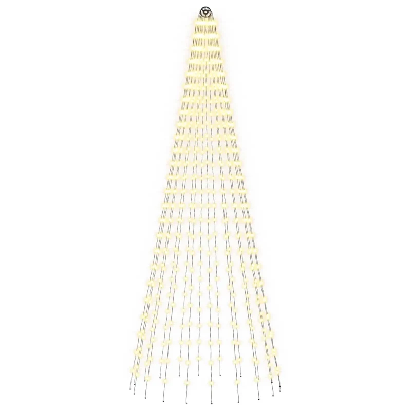 Luci per albero di Natale con picchetti e asta per bandiera 3468899