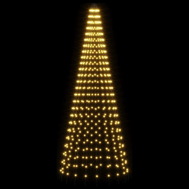 Luci per albero di Natale con picchetti e asta per bandiera 3468899