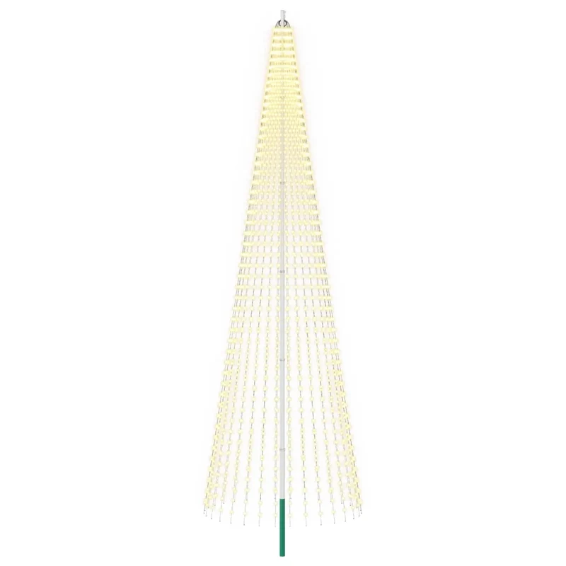 Luci per albero di Natale con picchetti e asta per bandiera 3468902