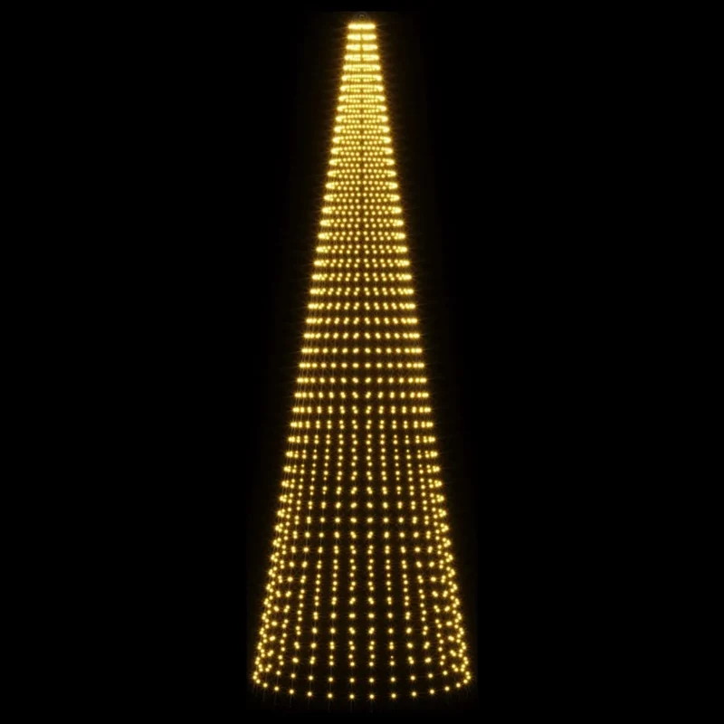 Luci per albero di Natale con picchetti e asta per bandiera 3468902