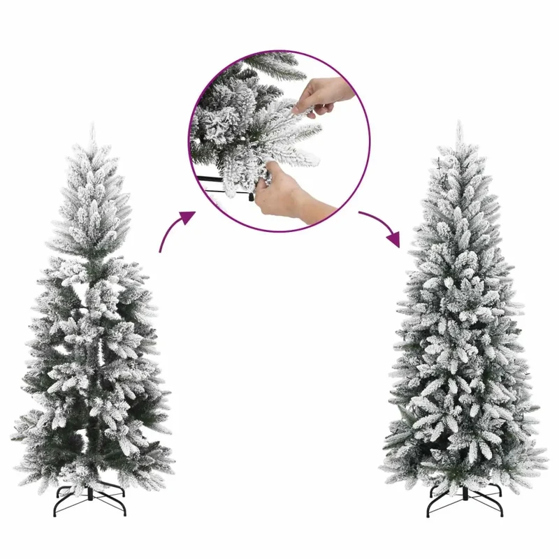 Albero di Natale artificiale con palline 240 cm 300 LED 3466381