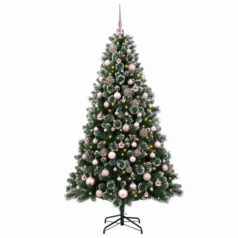 Albero di Natale artificiale con pallina 180 cm 300 LED 3461257