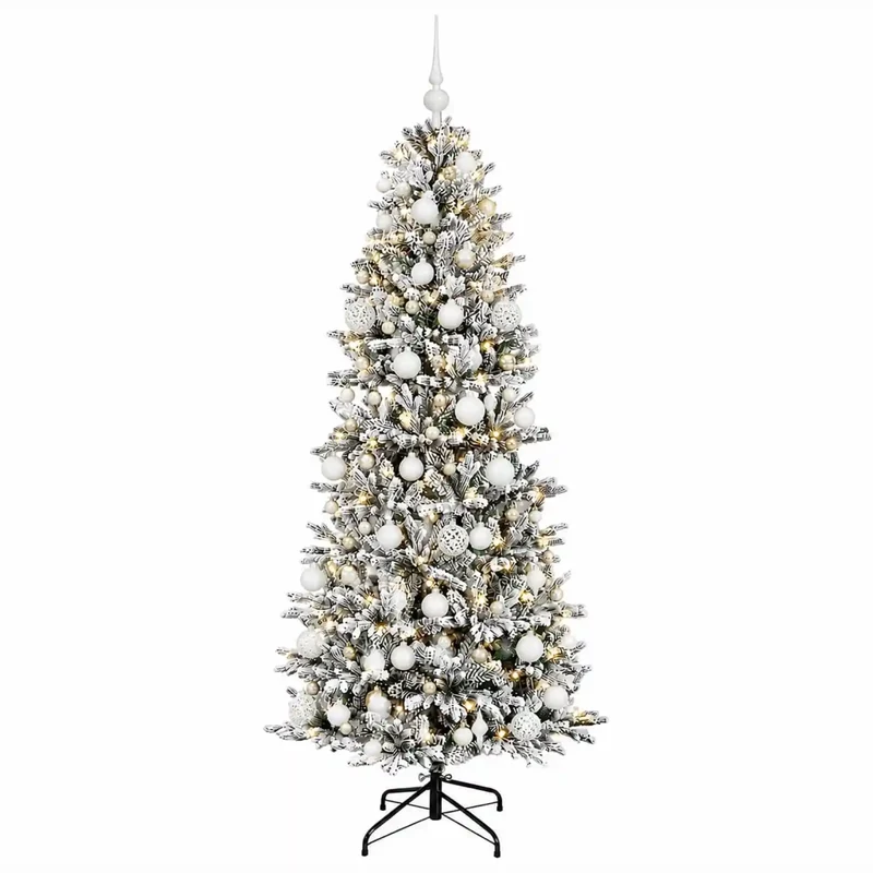 Albero di Natale artificiale con palline 240 cm 300 LED 3467061