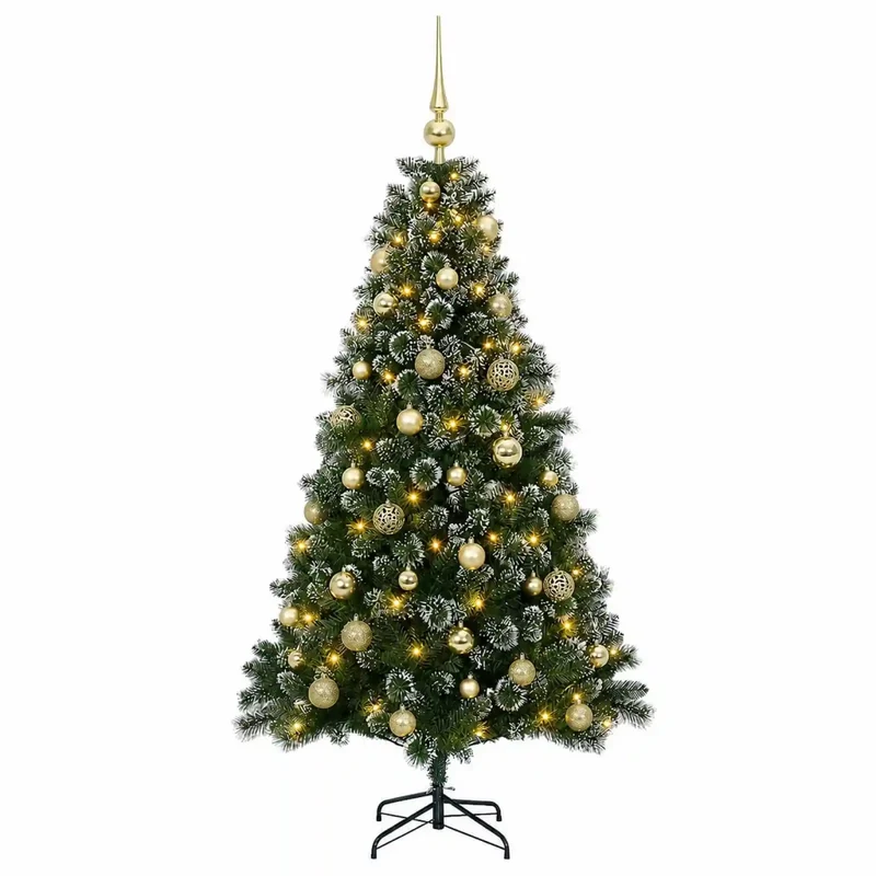 Albero di Natale Artificiale con Pallina 150 cm 150 LED 3461266