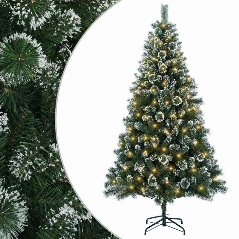 Albero di Natale artificiale 150 cm 150 LED Bianco caldo 3461236