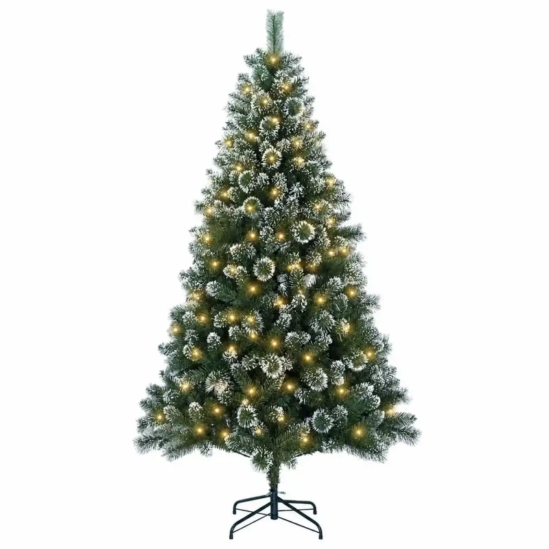 Albero di Natale artificiale 150 cm 150 LED Bianco caldo 3461236