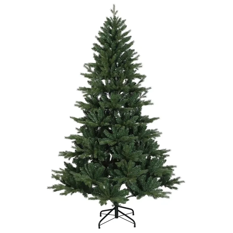 Albero di Natale artificiale con palline 120 cm 150 LED 3465671