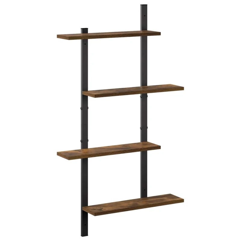 Scaffale da parete Rovere Fumo 61 x 13,5 x 105,5 cm 8020421