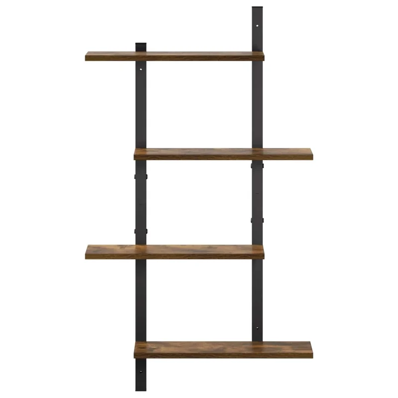 Scaffale da parete Rovere Fumo 61 x 13,5 x 105,5 cm 8020421