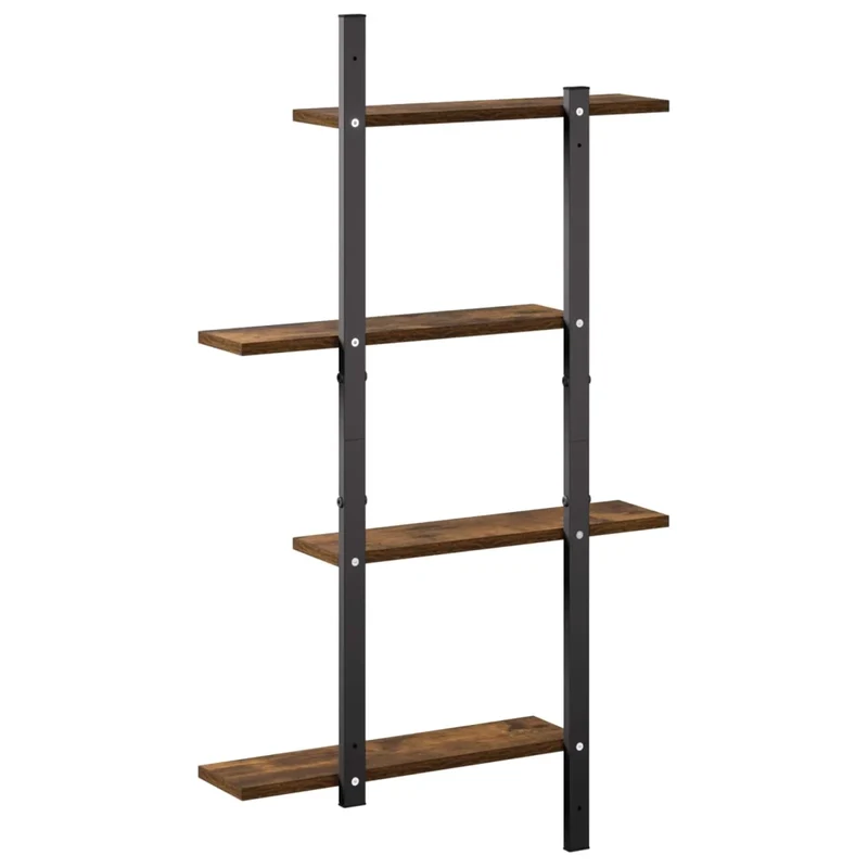 Scaffale da parete Rovere Fumo 61 x 13,5 x 105,5 cm 8020421