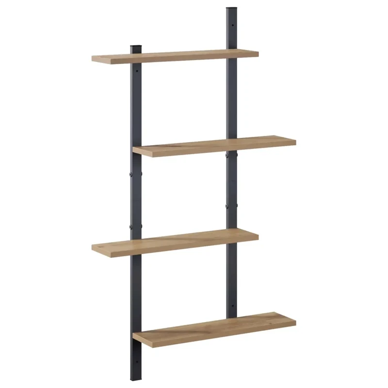 Scaffale da parete Rovere Artigianale 61 x 13.5 x 105.5 cm 8020424