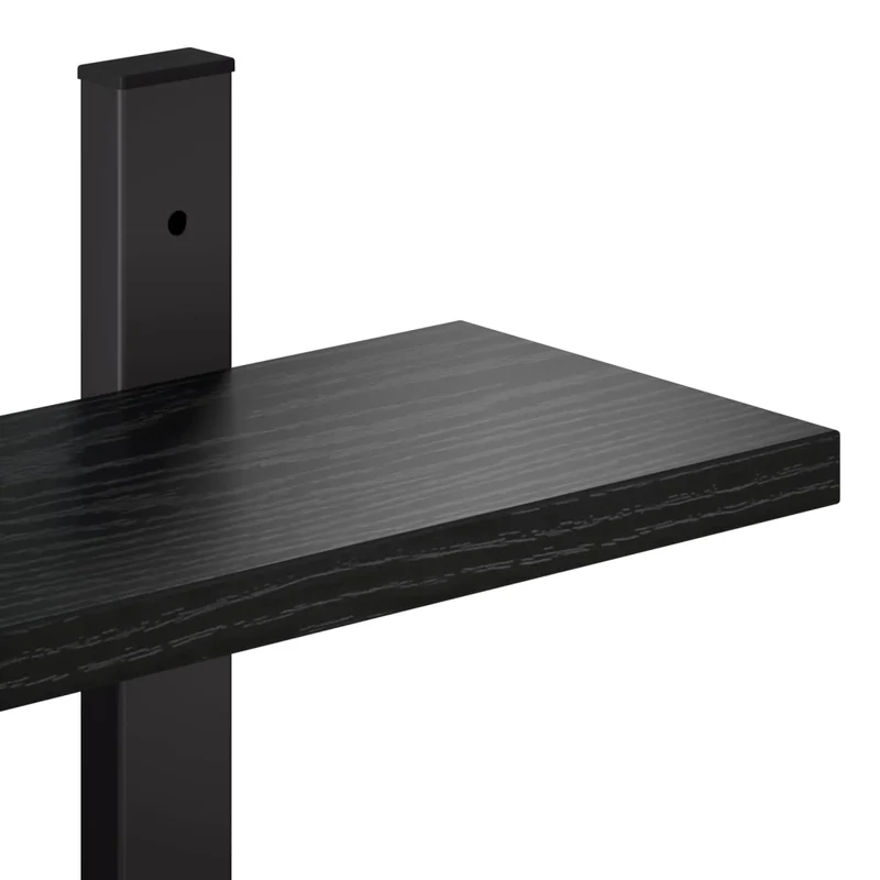 Scaffale da parete Rovere Nero 61 x 13,5 x 105,5 cm 8020419