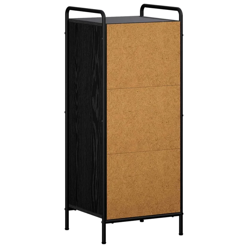 Mobile da Bagno Rovere Nero 40 x 36 x 99,5 cm 8014034