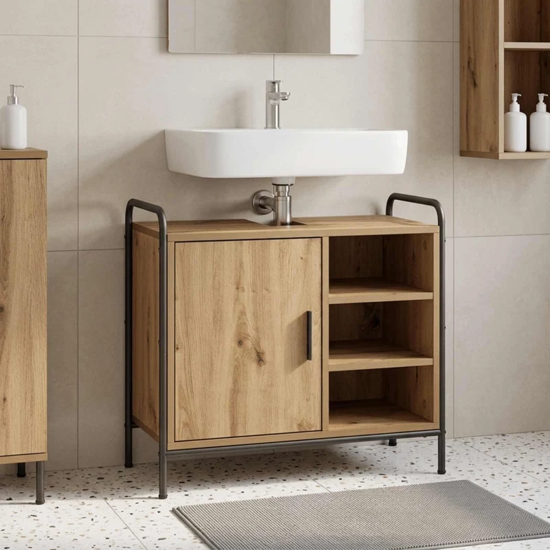 Mobile da Bagno Rovere Artigianale 65,5 x 34 x 61 cm 8014075