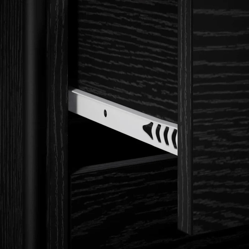 Mobile da Bagno Rovere Nero 40 x 36 x 109,5 cm 8014046