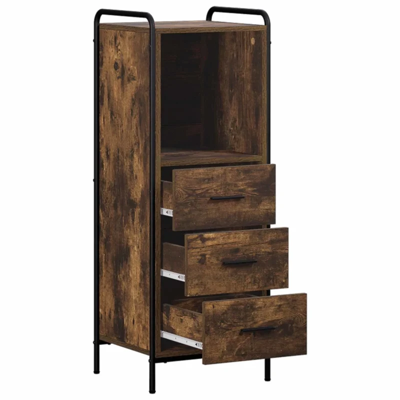Mobile da Bagno Rovere Fumo 40 x 36 x 109,5 cm 8014048