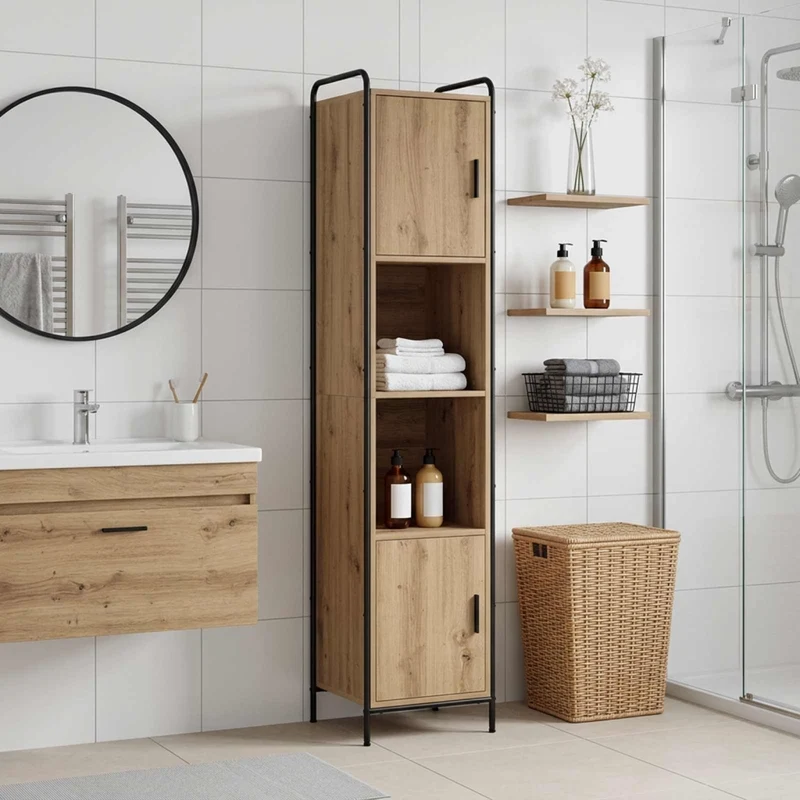Mobile da Bagno Rovere Artigianale 46 x 36 x 181 cm 8014033