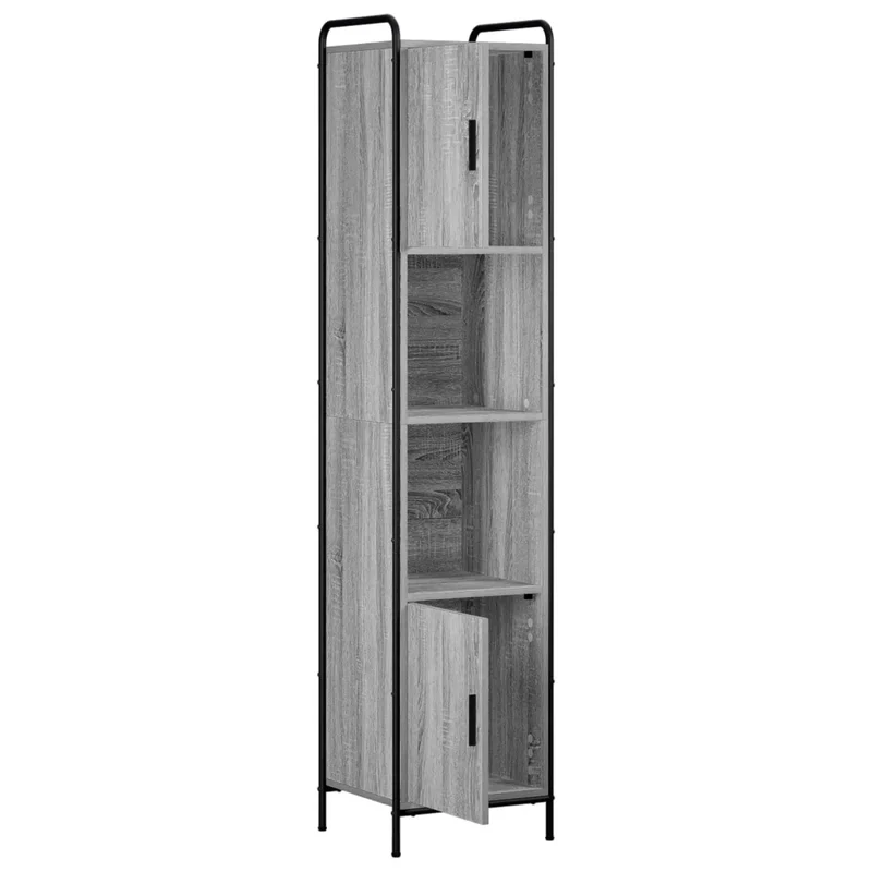 Mobile da Bagno Sonoma grigio 46 x 36 x 181 cm 8014031
