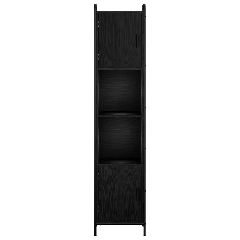 Mobile da Bagno Rovere Nero 46 x 36 x 181 cm 8014028