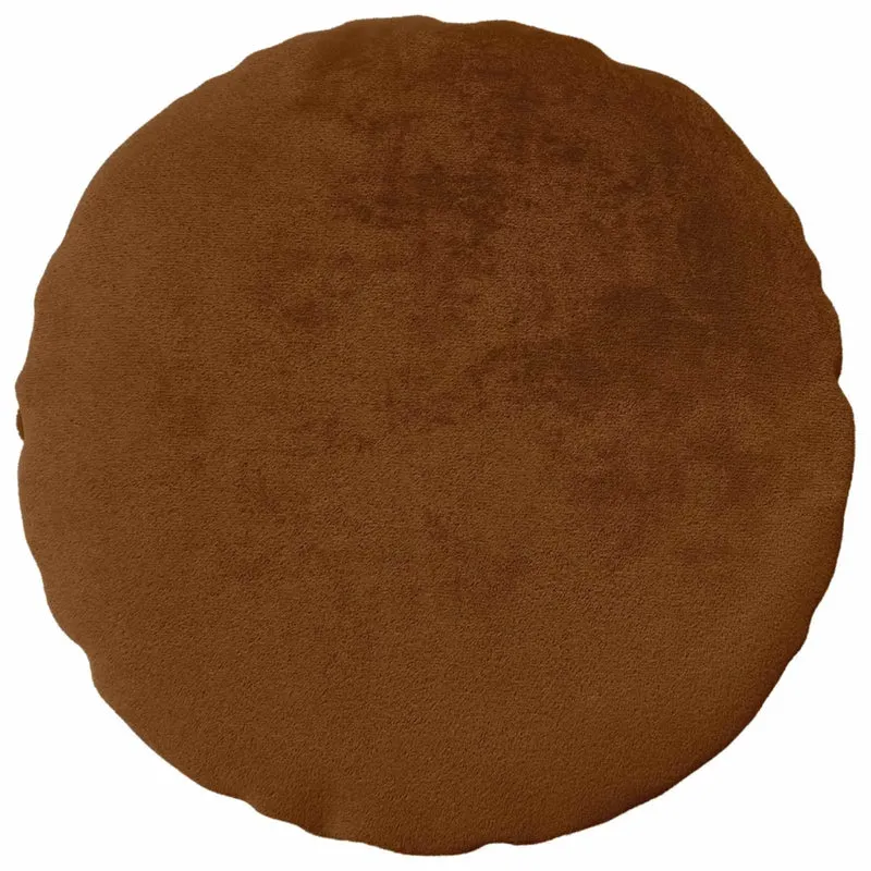 Federa 2 pcs HEERLEN Marrone Chiaro Ø 40 cm Flanella 922465