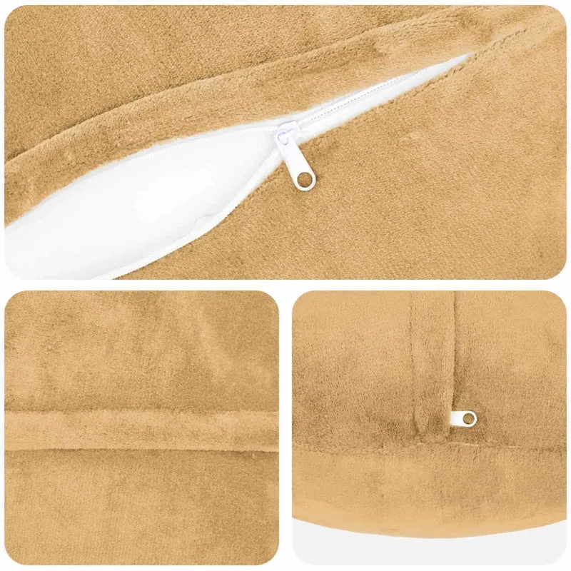 Federa 6 pcs HEERLEN Tortora Ø 30 cm Flanella 922140